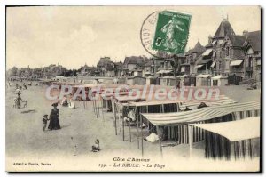 Old Postcard La Baule Beach
