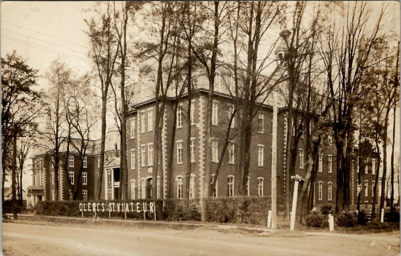 RPPC Canada Clercs St Viateur Real Photo c1920s Postcard U19