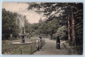 Hjørring Denmark Postcard Christiansgave Playground c1910 Unposted Antique