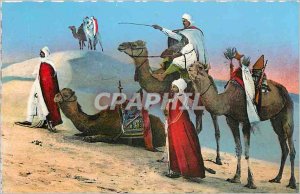 Old Postcard Sc�nes types & North Africa. M�hariste seeking � track thr...