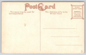 Concord Massachusetts~Battle Ground Obelisk Monument~River~Bridge~c1910 Postcard