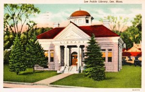 Lee, Massachusetts - The Lee Public Library - in 1941