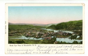 NH - Woodsville. Bird's Eye View, copper windows  (corner damage)