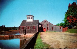 Maine Kennebunkport Typical Old Maine Grist Mill