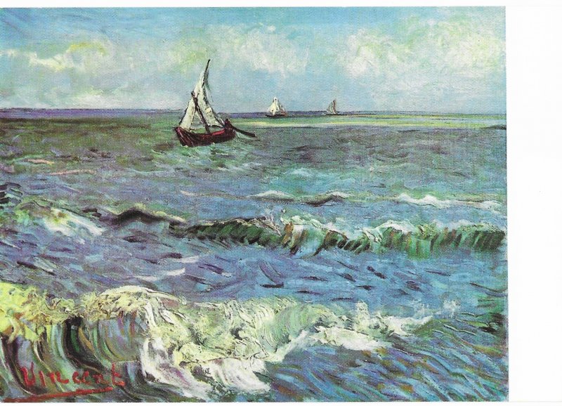 Seascape  1888 Vincent Van Gogh    4 by 6