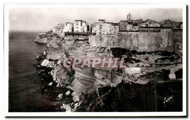 Old Postcard Bonifacio (Corsica) The cliff