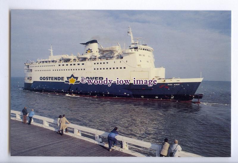 SIM0177 - Belgian Oostende Lines Ferry - Prins Albert , built 1978 - postcard 