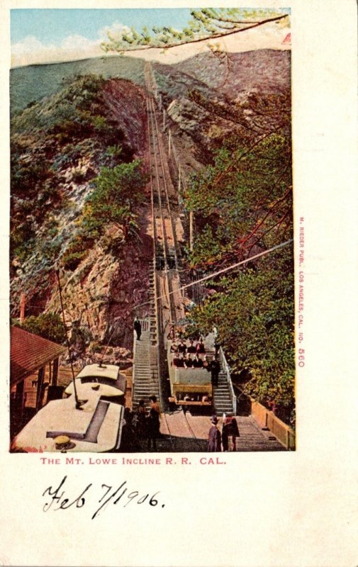 California Mount Lowe Incline Pacific Electric Railway