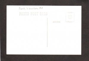 MA Bank Wareham Massachusetts Real Photo RPPC Postcard