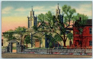 The Church of San Felipe de Neri, On the Plaza, Old Albuquerque, New Mexico 