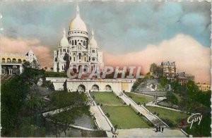 Modern Postcard Paris and Sacre Coeur Basilica of Wonders (1876 1910) and the...