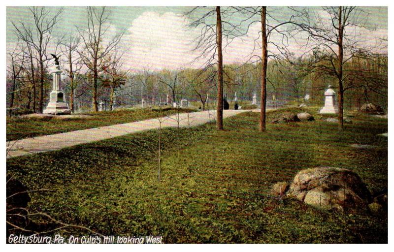 Pennsylvania Gettysburg On Culp's Hill looking West