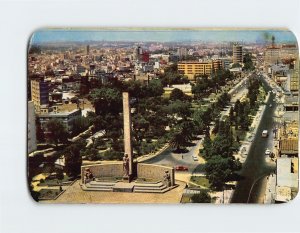 Postcard Panoramic View of Mexico City Mexico