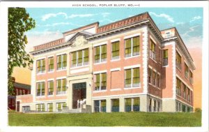 Poplar Bluff, MO Missouri  HIGH SCHOOL Students~Butler County ca1920's Postcard