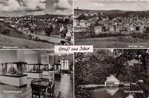 IDAR GERMANY GREETINGS MULTI IMAGE PHOTO POSTCARD c1959