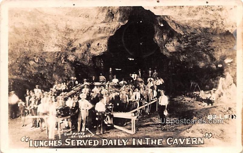 Lunches Served Daily in the Cavern in Carlsbad Caverns, New Mexico