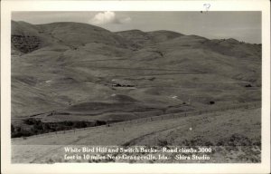 Grangeville Idaho ID White Bird Hill Shira Studio Real Photo Vintage Postcard
