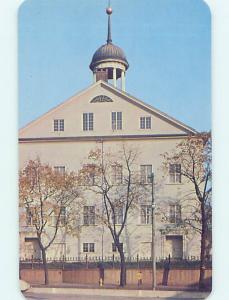 Unused 1950's CHURCH SCENE Bethlehem Pennsylvania PA p3934