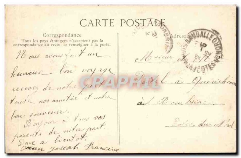 Lamballe Old Postcard Notre Dame Edges Gouessant