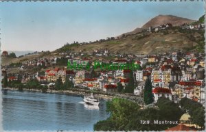 Switzerland Postcard - Montreux, Lake Geneva   RS25614