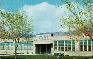 Hawthorne NV Mineral County High School Nevada Unused Vintage Postcard F74