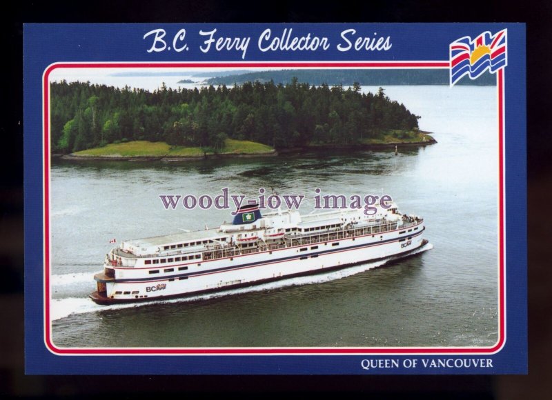 FE3192 - Canadian Ferry - Queen of Vancouver , built 1962 - postcard