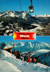 Germany Garmisch-Partenkirchen Gruesse Vom Wank Die Wankbahn 1981