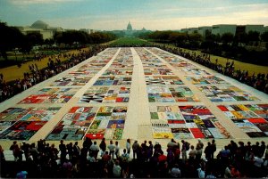 Washington D C 1987 Project Quilt Inaugural Display