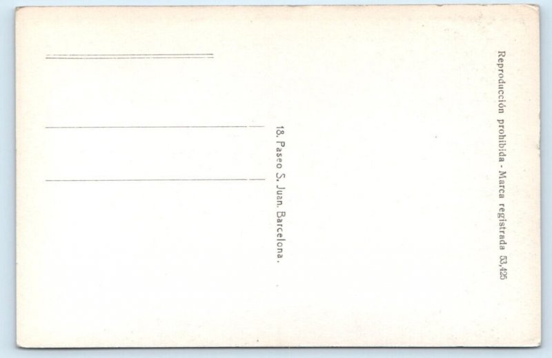 RPPC Malaga - Callejon Pintoresco - SPAIN Postcard