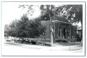 c1950's Post Office Storm Lake Iowa IA RPPC Photo Posted Vintage Postcard