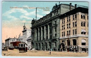 Post Office & Garry Building WINNIPEG Manitoba CANADA Postcard