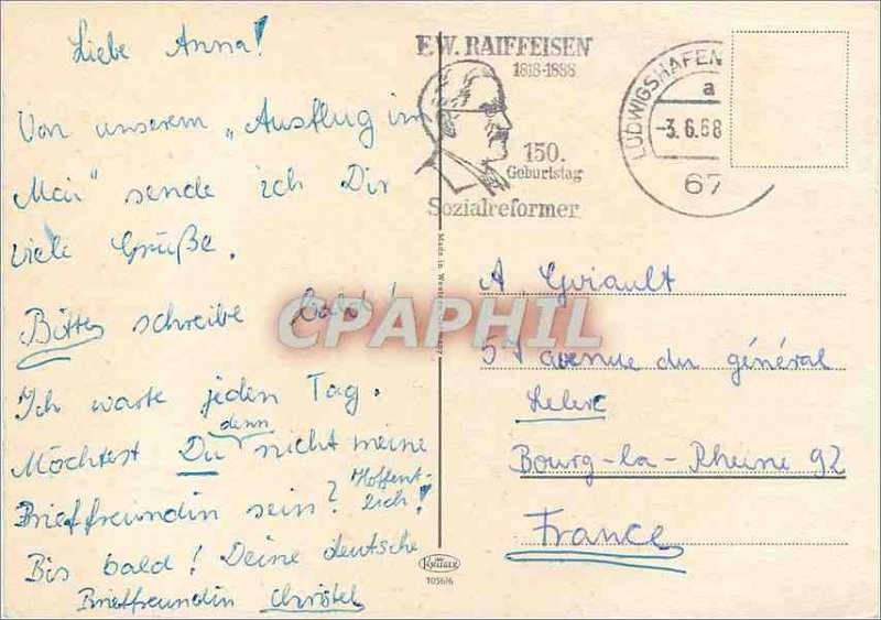 Modern Postcard Bad Homburg