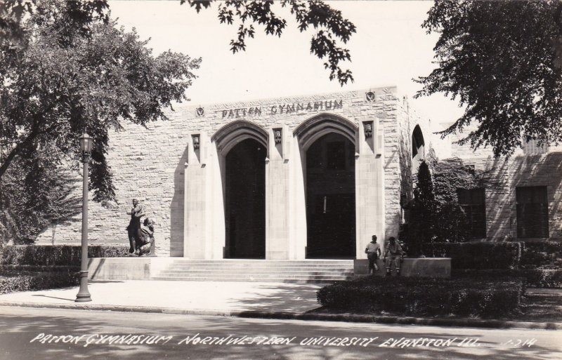 Illinois Evanston Northwestern University Patten Gymnasium Real Photo