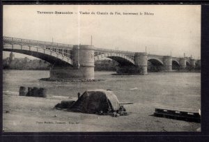 Viadue de Chemin de Fer,tranversant le Rhone,Tarascon Beaucaire,France BIN