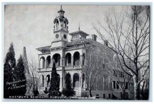 Wartburg Seminary Exterior Scene Dubuque Iowa IA Antique Unposted Postcard