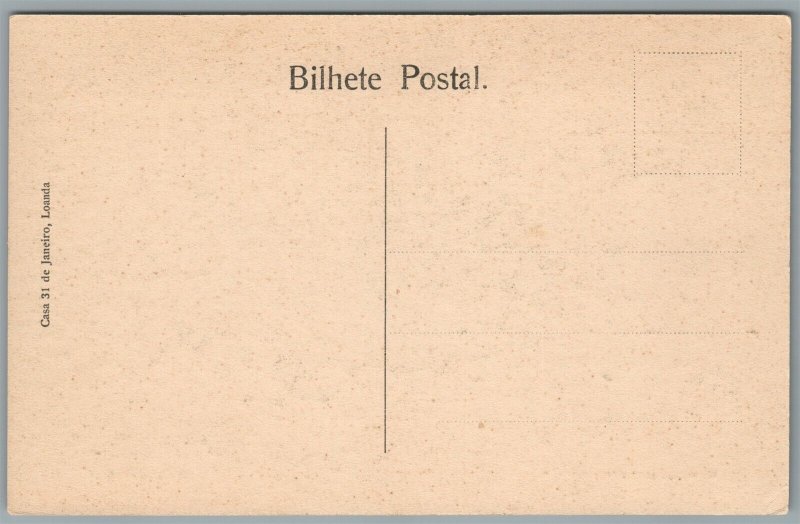 BRAZIL WITCH DOCTORS MEDICOS BRUXOS ANTIQUE POSTCARD