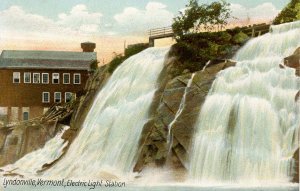 VT - Lyndonville. Electric Light Station and Falls