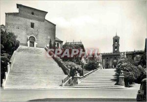 Roma Modern Postcard Capitol and the Church of Aracoeli