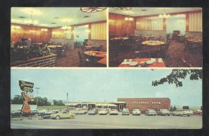 MIFFLINTOWN PENNSYLVANIA PA. ZIMMIE'S DINER VINTAGE ADVERTISING POSTCARD CARS