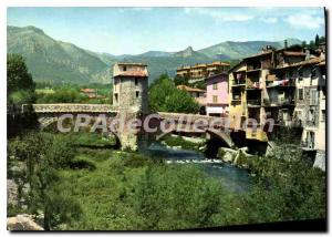 Modern Postcard Sospel A M Old Font on Bevera