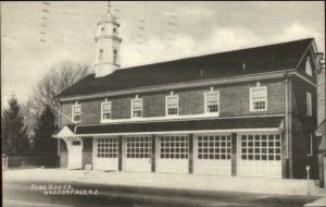 Haddonfield NJ Fire Station Old Postcard