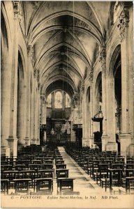 CPA PONTOISE - Eglise Saint-Maclou, la Nef. (68778)