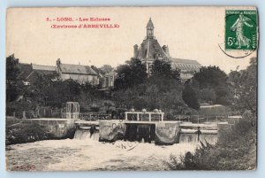 Surroundings of Abbeville Somme France Postcard Long The Locks c1910