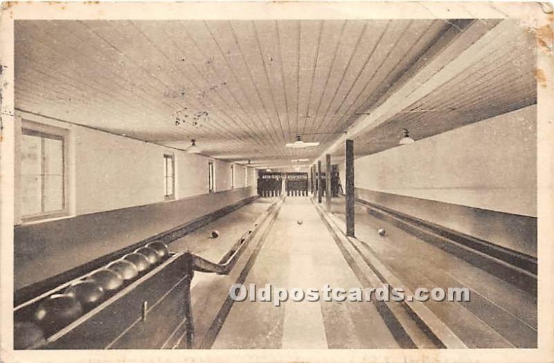 Bowling Lane Bowling 1922 Ink Stamp 