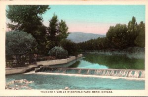 Nevada Reno Truckee River At Wingfield Park