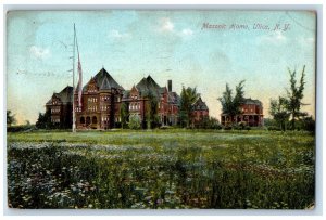 1908 Masonic Home Utica New York NY Utica Paper Co. Antique Postcard