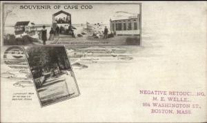 Provincetown Cape Cod MA Multi-View c1905 Postcard