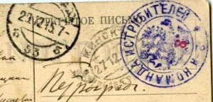 3144502 Belarus MINSK school POSTMARK 2nd Team fighter aircraft