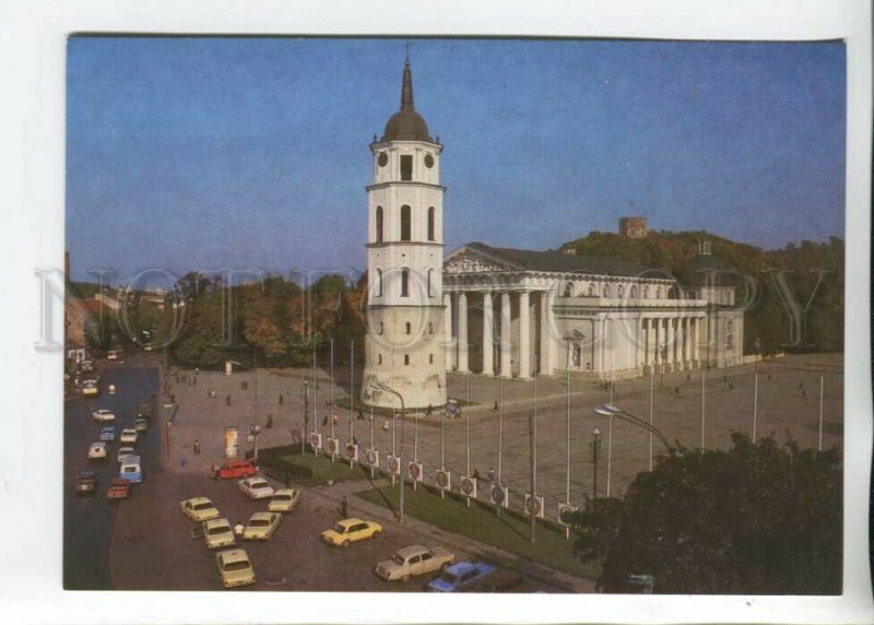 469703 USSR 1986 year Lithuania Vilnius Cathedral postcard