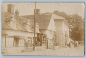Essex England Postcard View of Street in Clacton c1910 Posted RPPC Photo